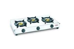 Prestige Perfect Stainless steel 3 Burner Gas Stove