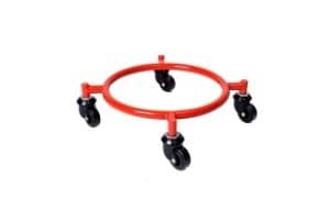 Satpuda LPG Cylinder Stand With Wheels (Red)