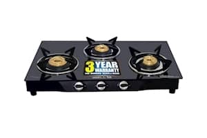 iBell Stainless Steel 3 Burner Gas Stove