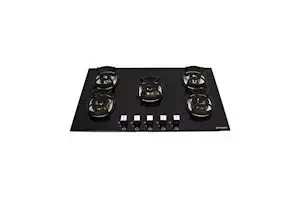 Faber 5 Brass Burner Hob Cooktop Hybrids In Built Auto Electric Ignition