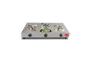iBELL GS03FS Stainless Steel Gas Stove with 3 Burner 