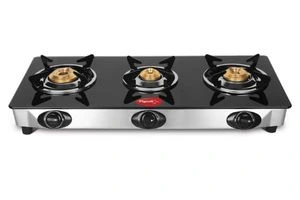 Pigeon By Stovekraft Favourite Glass Top 3 Burner Gas Stove