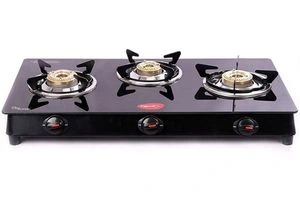 Pigeon By Stovekraft Glass Top Aster 3 Burner
