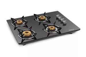 SSunflame Hobtop Counter Top Hob Gas Stove 4 Burner Auto Ignition