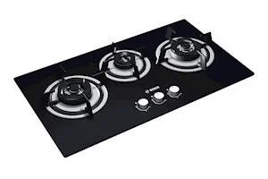 Bosch Tempered Glass Top 3 Burner Gas Stove