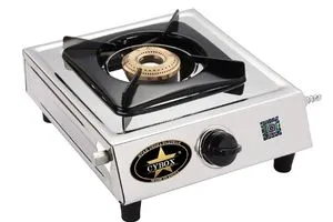 CYBOX Stainless Steel Manual HEAVY SINGLE BURNER GAS STOVE